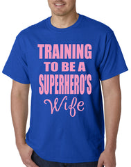Training To Be A Superhero's Wife Mens T-shirt