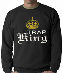 Trap King Golden Crown Adult Crewneck