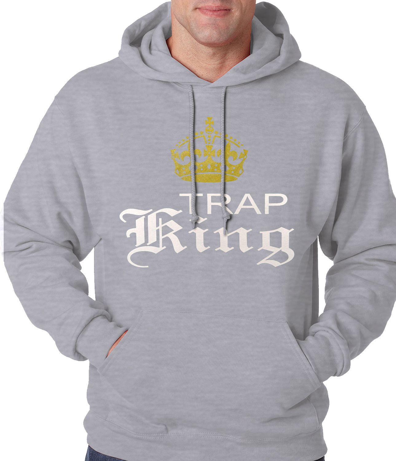 Trap King Golden Crown Adult Hoodie