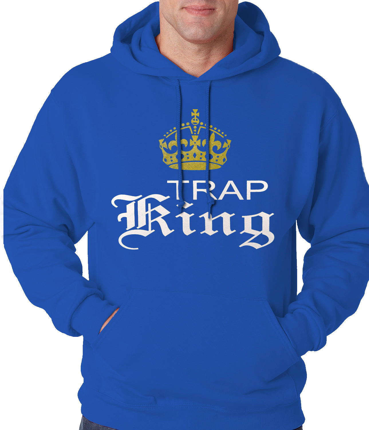 Trap King Golden Crown Adult Hoodie