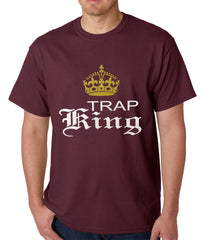 Trap King Golden Crown Mens T-shirt