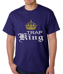 Trap King Golden Crown Mens T-shirt