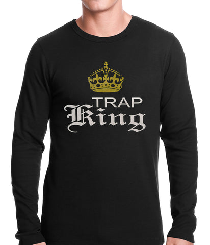 Trap King Golden Crown Thermal Shirt