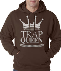 Trap Queen Full Silver Adult Hoodie