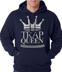 Trap Queen Full Silver Adult Hoodie
