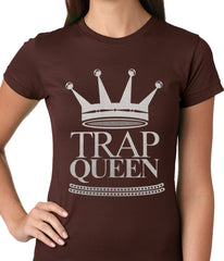 Trap Queen Full Silver Ladies T-shirt