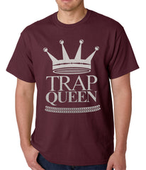 Trap Queen Full Silver Mens T-shirt