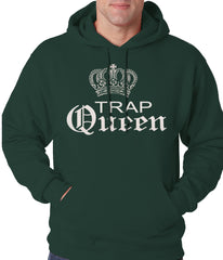Trap Queen Silver Crown Adult Hoodie