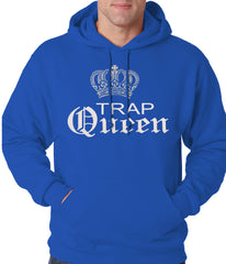 Trap Queen Silver Crown Adult Hoodie