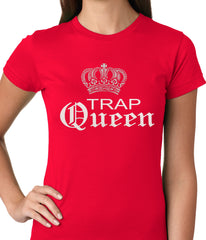 Trap Queen Silver Crown Ladies T-shirt