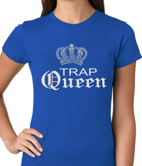Trap Queen Silver Crown Ladies T-shirt