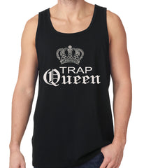 Trap Queen Silver Crown Tank Top