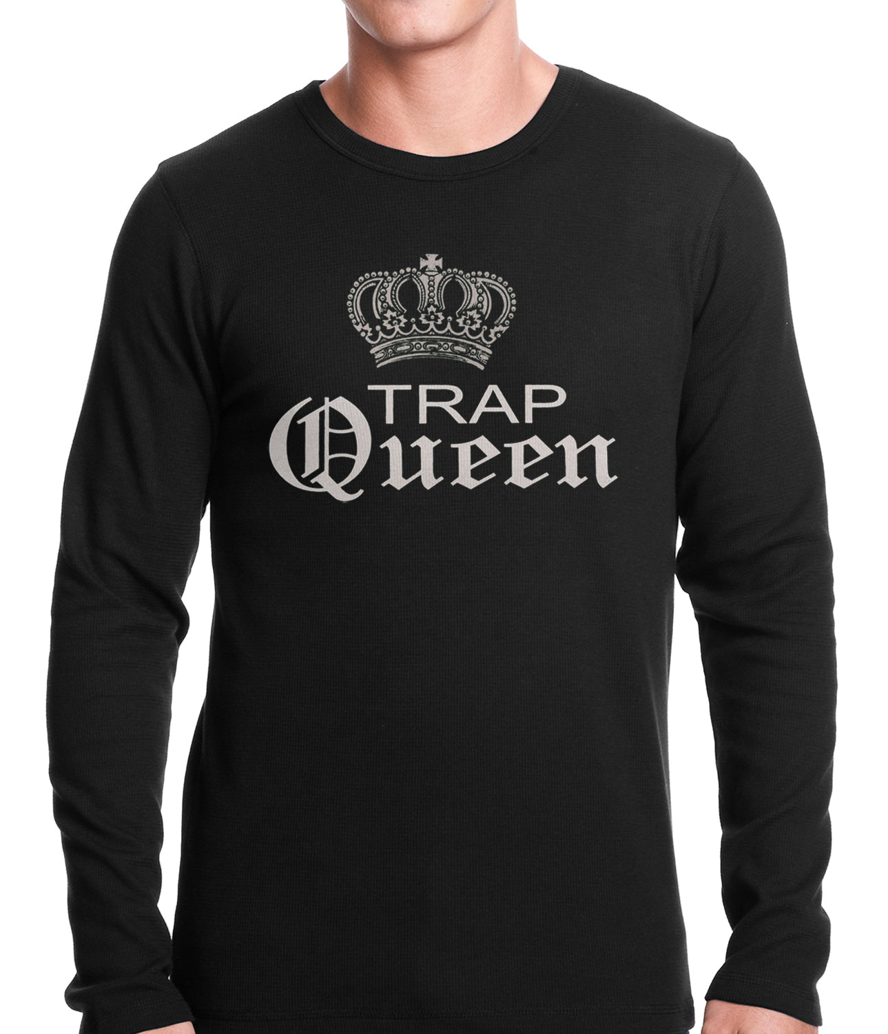 Trap Queen Silver Crown Thermal Shirt