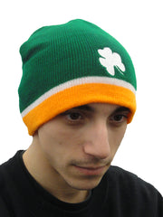 Tri Color Shamrock beanie