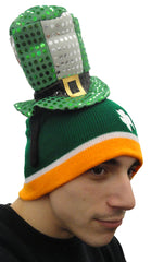 Tri Color Shamrock beanie