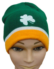 Tri Color Shamrock beanie