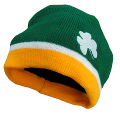 Tri Color Shamrock beanie