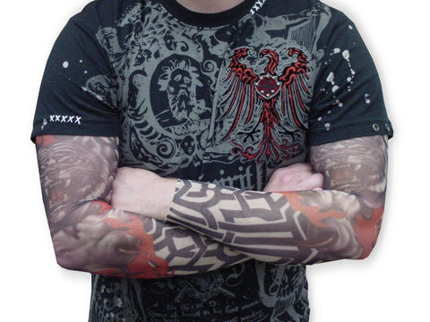 Tattoo Sleeves - Tribal Tiger Tattoo Sleeves (Pair)