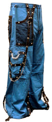 Tripp Darkstreet NYC -  Blue "Arctic Nightmare" Bondage Pants (Blue)