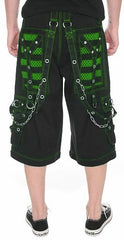 Tripp Darkstreet NYC -  "Armageddon II" Bondage Pants (Black / Toxic Green)