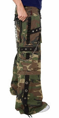 Tripp Darkstreet NYC -  "Camo Chain" Jungleland Combat Pants Camo/Black