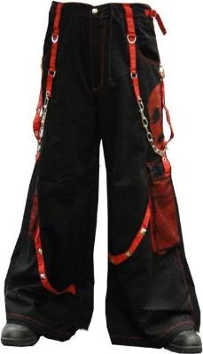 Tripp Nyc Skull Bondage Pants [Black/Purple] Xs — Mens Pants Tripp Nyc