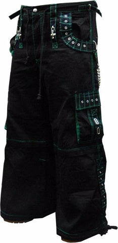 Tripp Darkstreet NYC -  "Serpent" Bondage Pants (Black/Green)