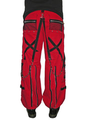 Tripp Darkstreet NYC -  "Symbol" Bondage Pants (Red & Black)