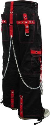 Chain to Chain Pant Red Stitch XXX-Large / Black/Red Stitch