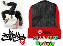 Spin Caps - Tribal Gear Headspin Beanie Spin Cap (Red)