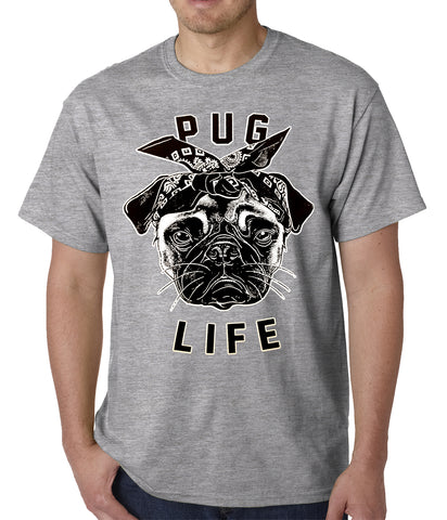 Tupug Pug Life Mens T-shirt