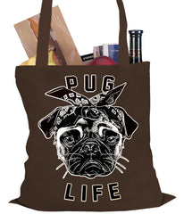 Tupug Pug Life Tote Bag