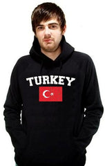 Turkey Vintage Flag International Hoodie