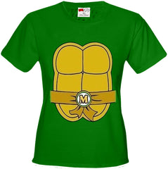 Turtle Costume with Letter Buckle Girl's T-Shirt