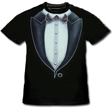 Tuxedo Shirts - Formal Tuxedo T-Shirt 