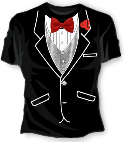 Tuxedo Shirts - Girls  All Occasion Formal Tuxedo T-Shirt