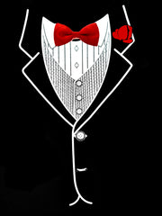 Tuxedo SweatShirt - Mens All Occasion Formal Tuxedo Crew Neck Sweat Shirt