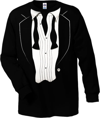 The After Party Long Sleeve Tuxedo T-Shirt