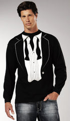 The After Party Long Sleeve Tuxedo T-Shirt
