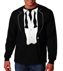 The After Party Long Sleeve Tuxedo T-Shirt