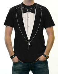 "The Classic" Black Tie Tuxedo T-Shirt