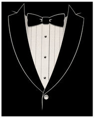 Black Tie Tuxedo T-Shirt