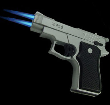 Twin Laser Flame Gun Torch Lighter – Bewild
