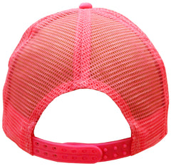 Two Tone Trucker Hats - Neon Pink Trucker Cap