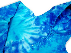 Tye Dye Pull Over Hoodie (Aqua Splash)