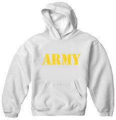 U.S Army Military Adult Hoodie  (Yellow)