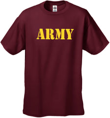U.S Army Military Men's T-Shirt (Yellow)