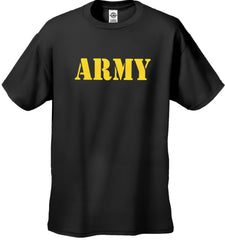 U.S Army Military Men's T-Shirt (Yellow)