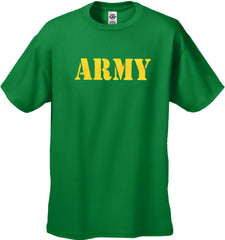 U.S Army Military Men's T-Shirt (Yellow)