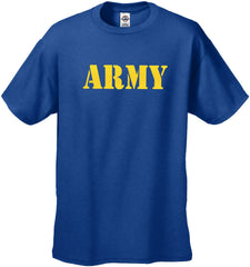 U.S Army Military Men's T-Shirt (Yellow)